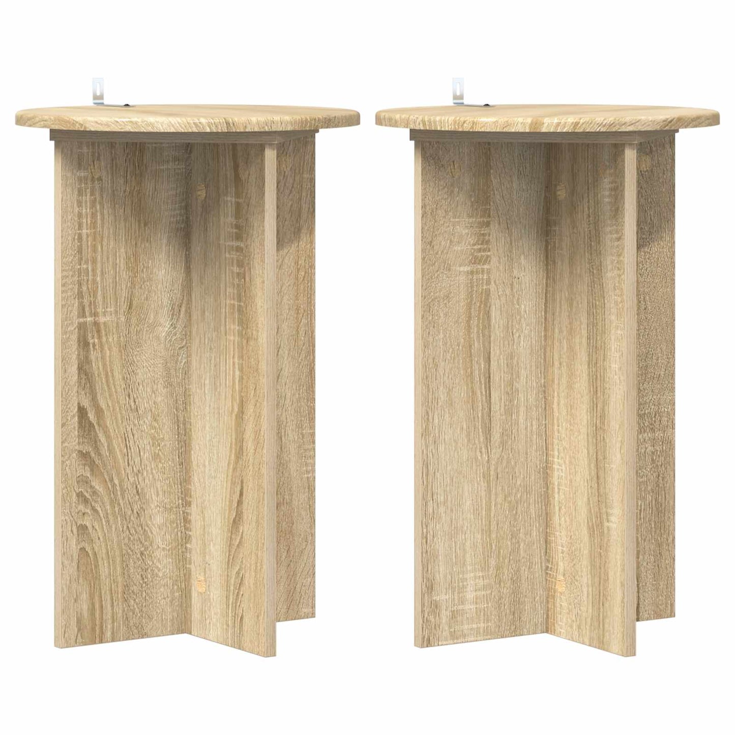 Supporto per piante 2 pcs Rovere Sonoma Ø40 x 60 cm