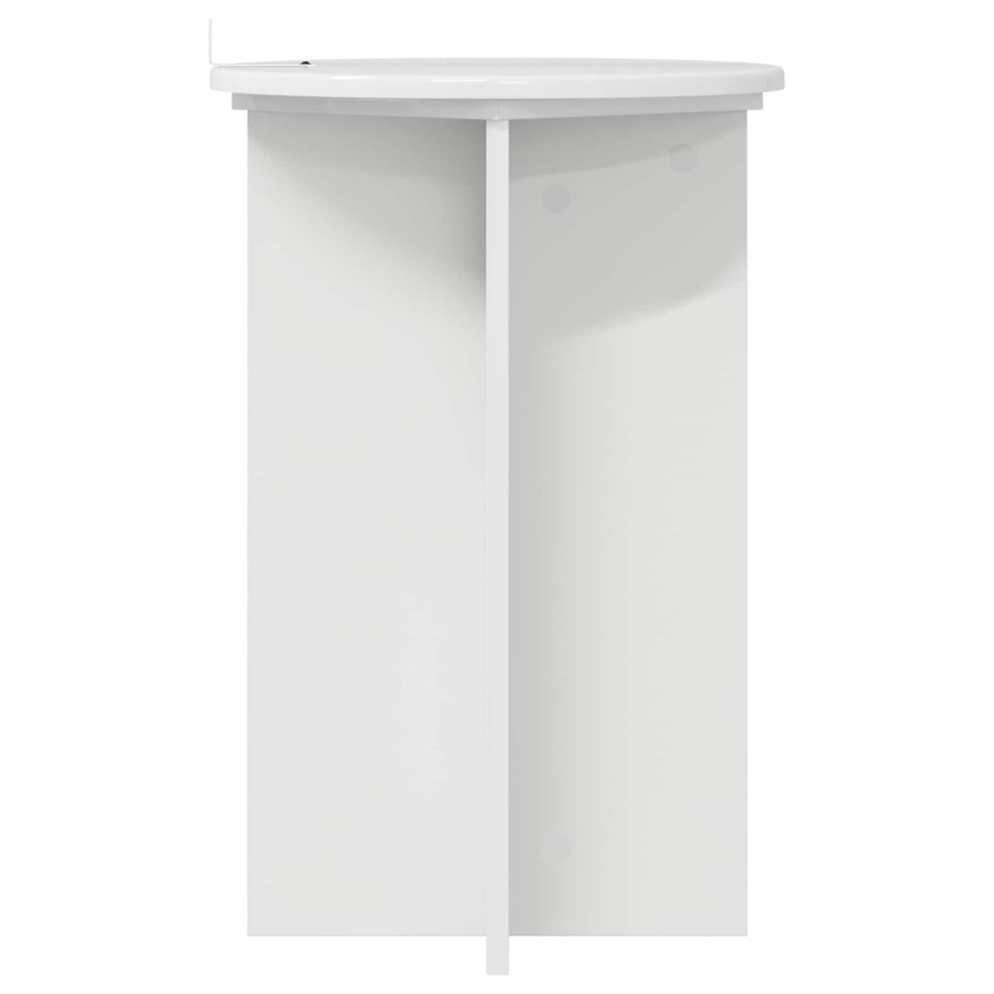Supporto per piante 2 pcs Bianco Lucido Ø40 x 60 cm | homemem39