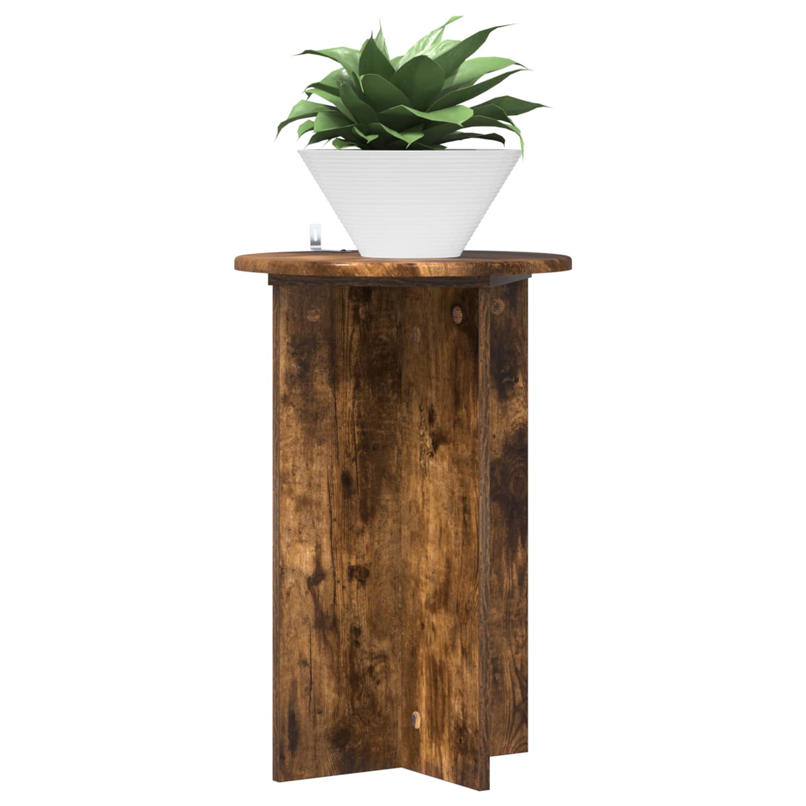 Supporto per piante 2 pcs Rovere Fumo Ø40 x 60 cm | homemem39