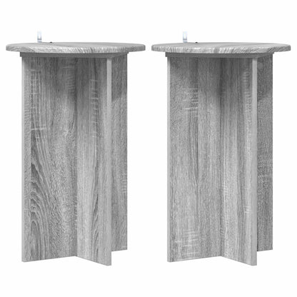 Supporto per piante 2 pcs Grigio Sonoma Ø40 x 60 cm | homemem39