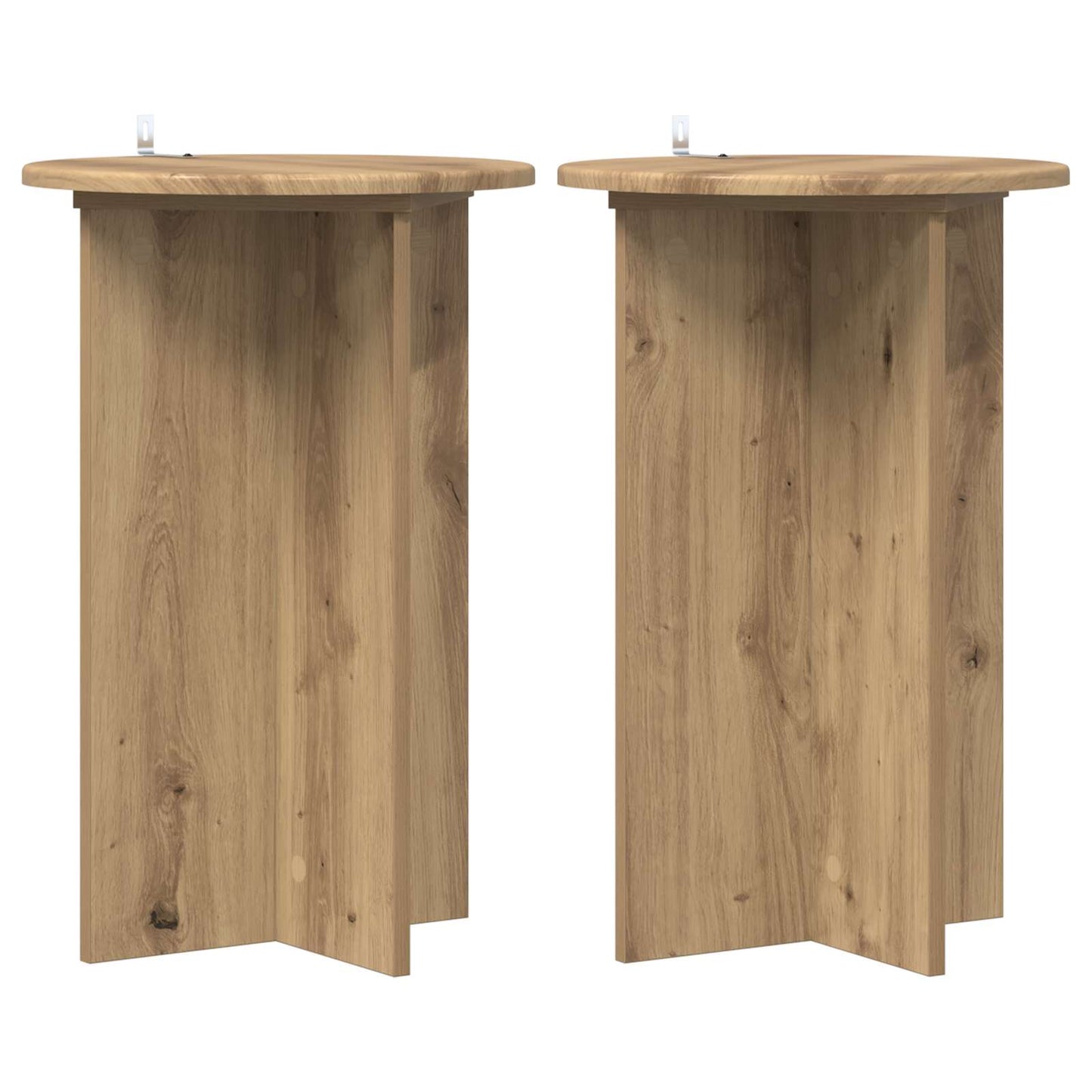 Supporto per piante 2 pcs Rovere Artigianale Ø40 x 60 cm | homemem39