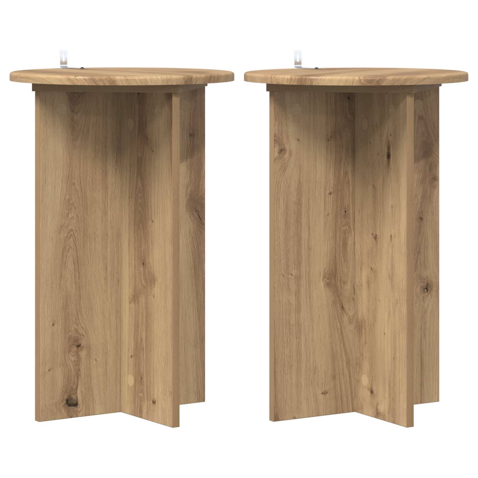Supporto per piante 2 pcs Rovere Artigianale Ø40 x 60 cm | homemem39