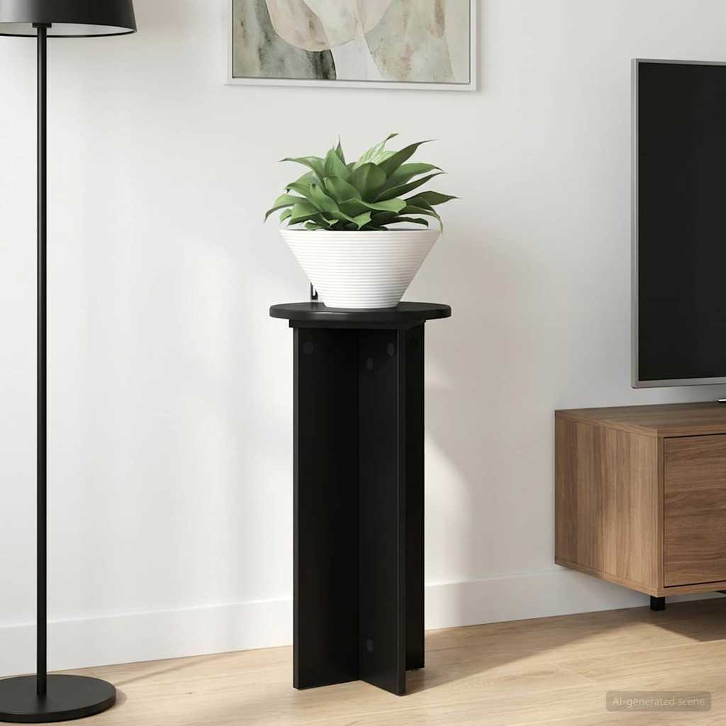Supporto per piante 2 pcs Nero 29,5 x 29,5 x 60 cm | homemem39