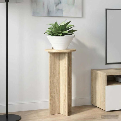 Supporto per piante 2 pcs Rovere Sonoma 29,5 x 29,5 x 60 cm | homemem39