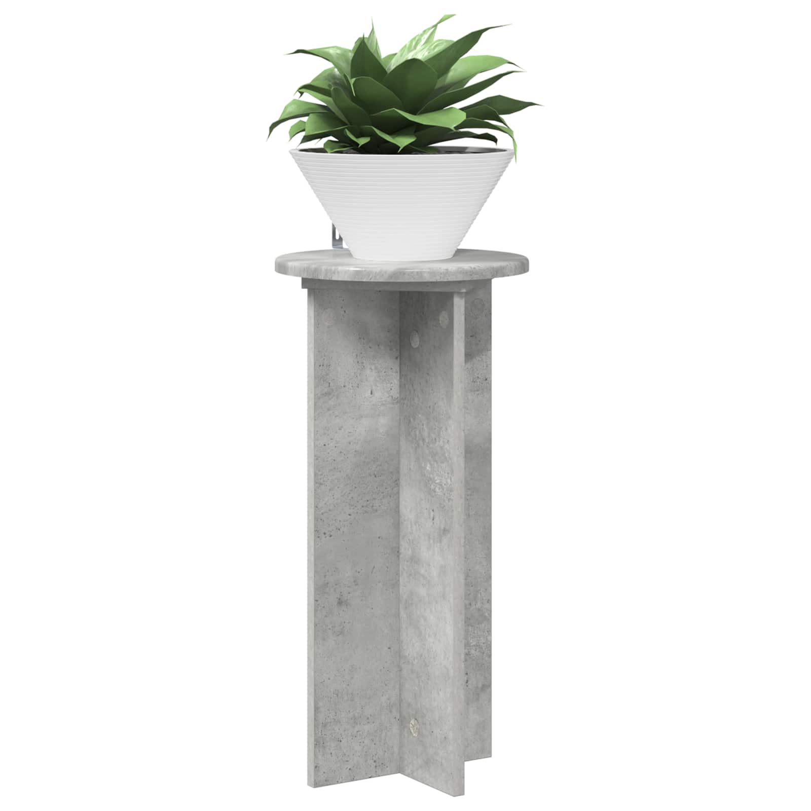 Supporto per piante 2 pcs Grigio Cemento 29,5 x 29,5 x 60 cm | homemem39