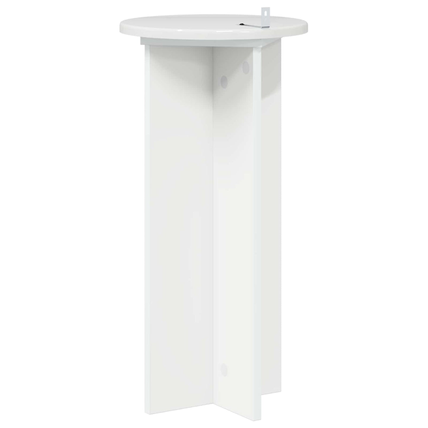 Supporto per piante 2 pcs Bianco Lucido 29,5 x 29,5 x 60 cm | homemem39