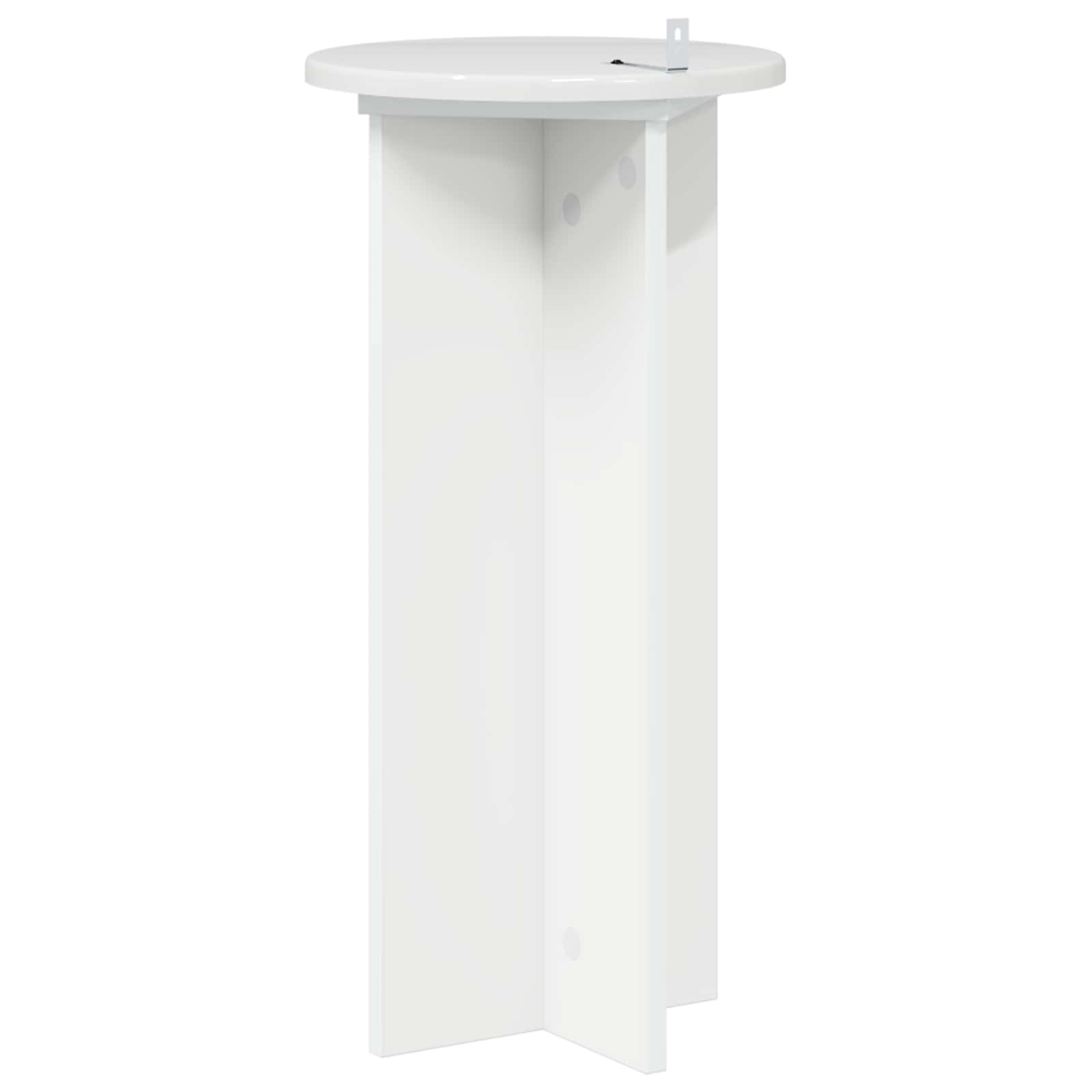 Supporto per piante 2 pcs Bianco Lucido 29,5 x 29,5 x 60 cm | homemem39