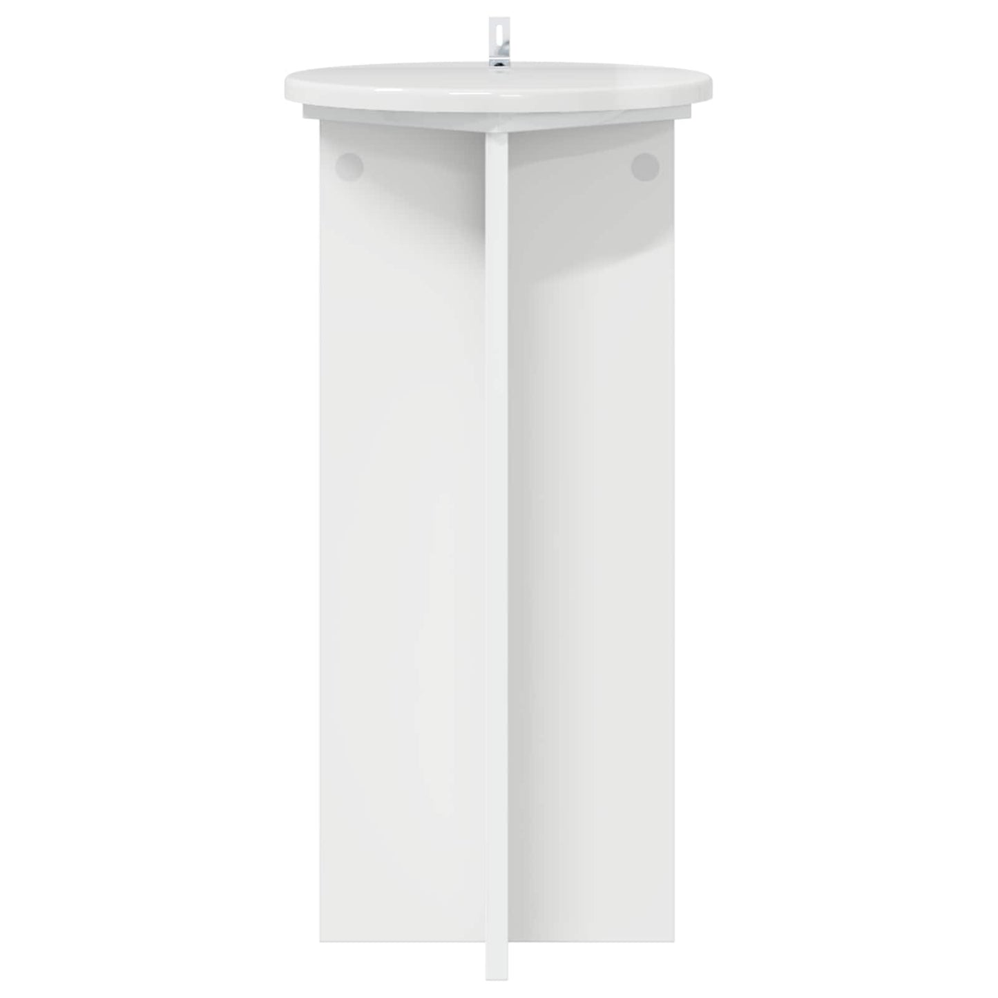 Supporto per piante 2 pcs Bianco Lucido 29,5 x 29,5 x 60 cm | homemem39