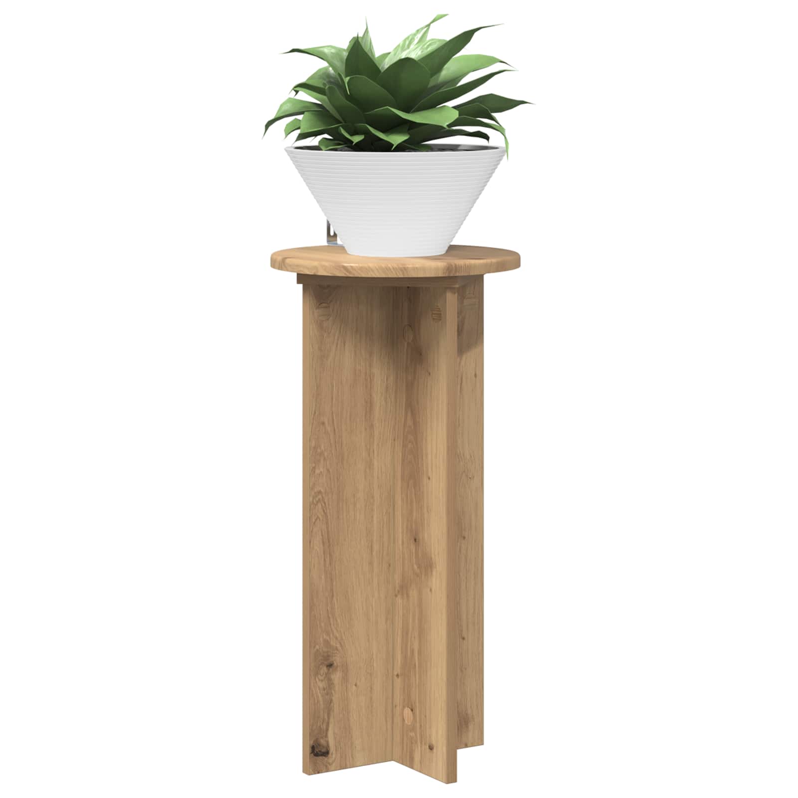 Supporto per piante 2 pcs Rovere Artigianale | homemem39
