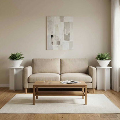 Supporto per piante 2 pcs Bianco Ø40 x 40 cm | homemem39