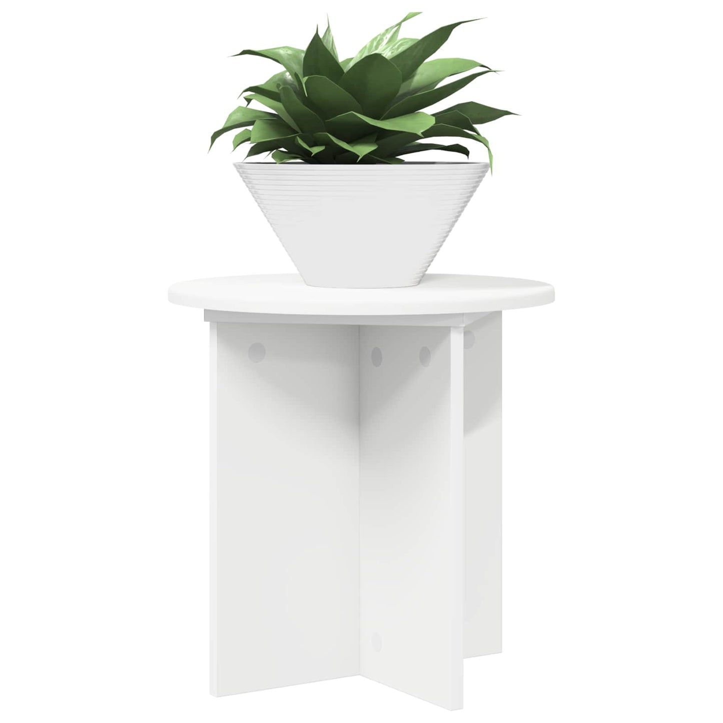 Supporto per piante 2 pcs Bianco Ø40 x 40 cm