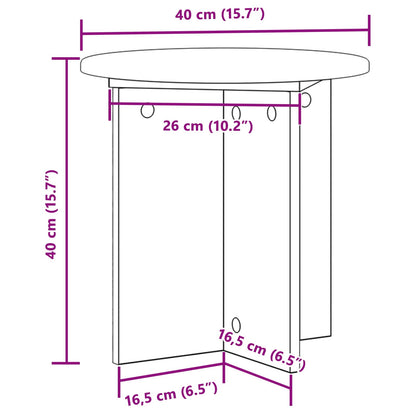 Supporto per piante 2 pz Nero 40 x 40 x 40 cm