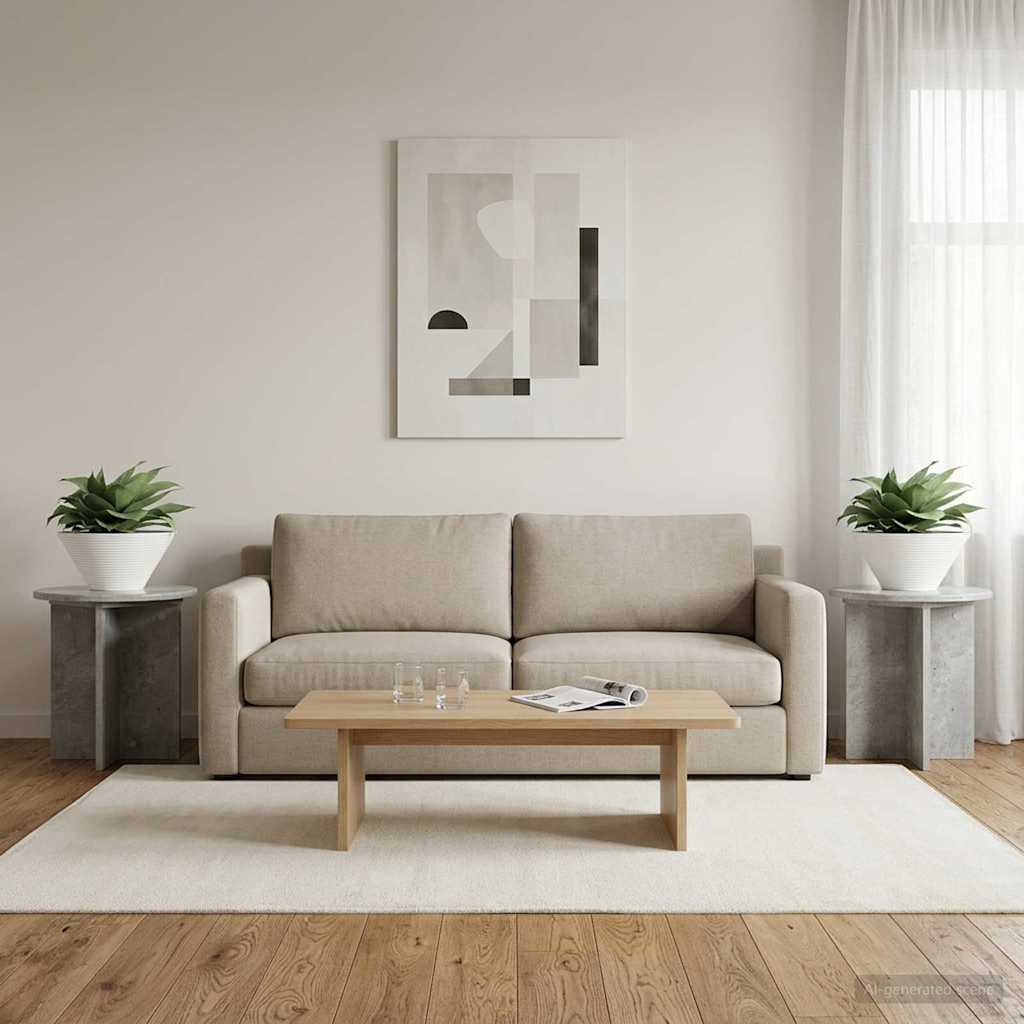 Supporto per piante 2 pcs Grigio Cemento 40 x 40 x 40 cm | homemem39