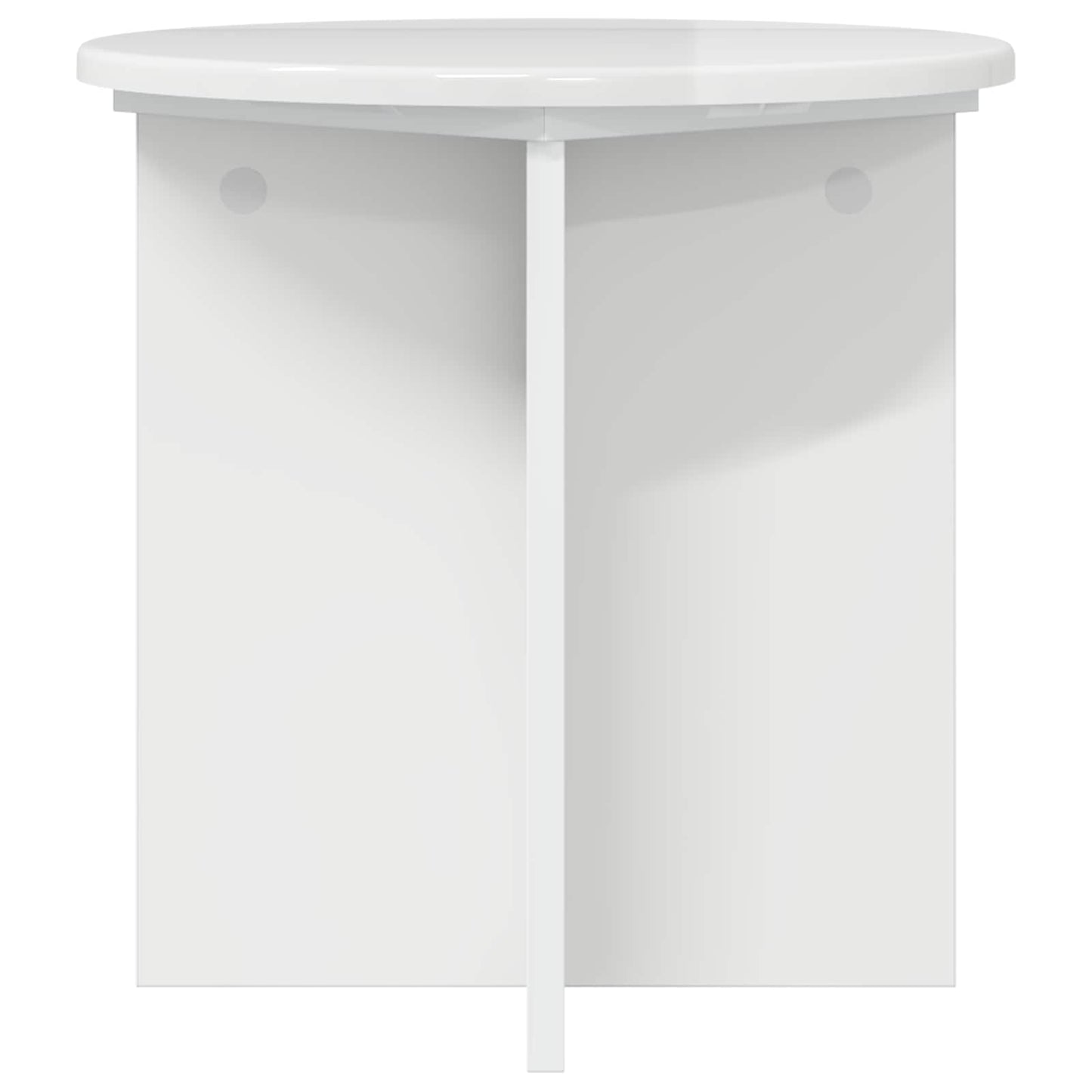 Supporto per piante 2 pcs Bianco Lucido 40 x 40 x 40 cm | homemem39