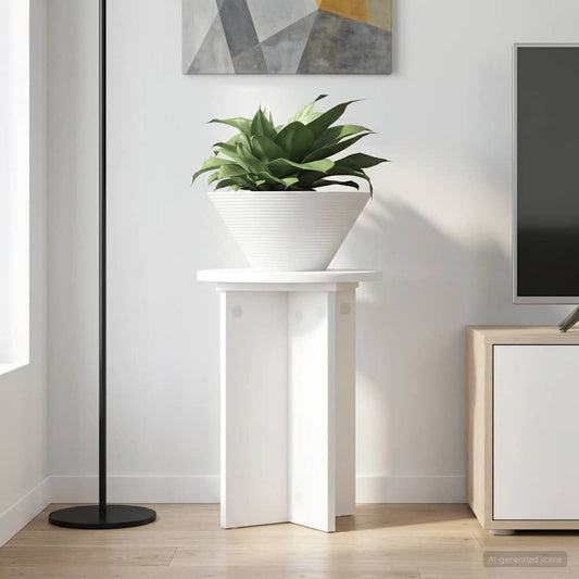 Supporto per piante 2 pz Bianco Ø29,5 x 40 cm - homemem39