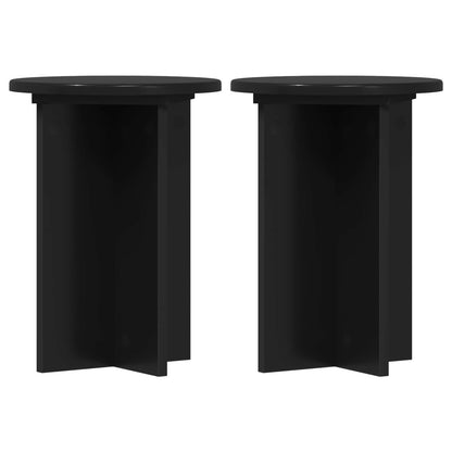 Supporto per piante 2 pcs Nero Ø29,5 x 40 cm | homemem39