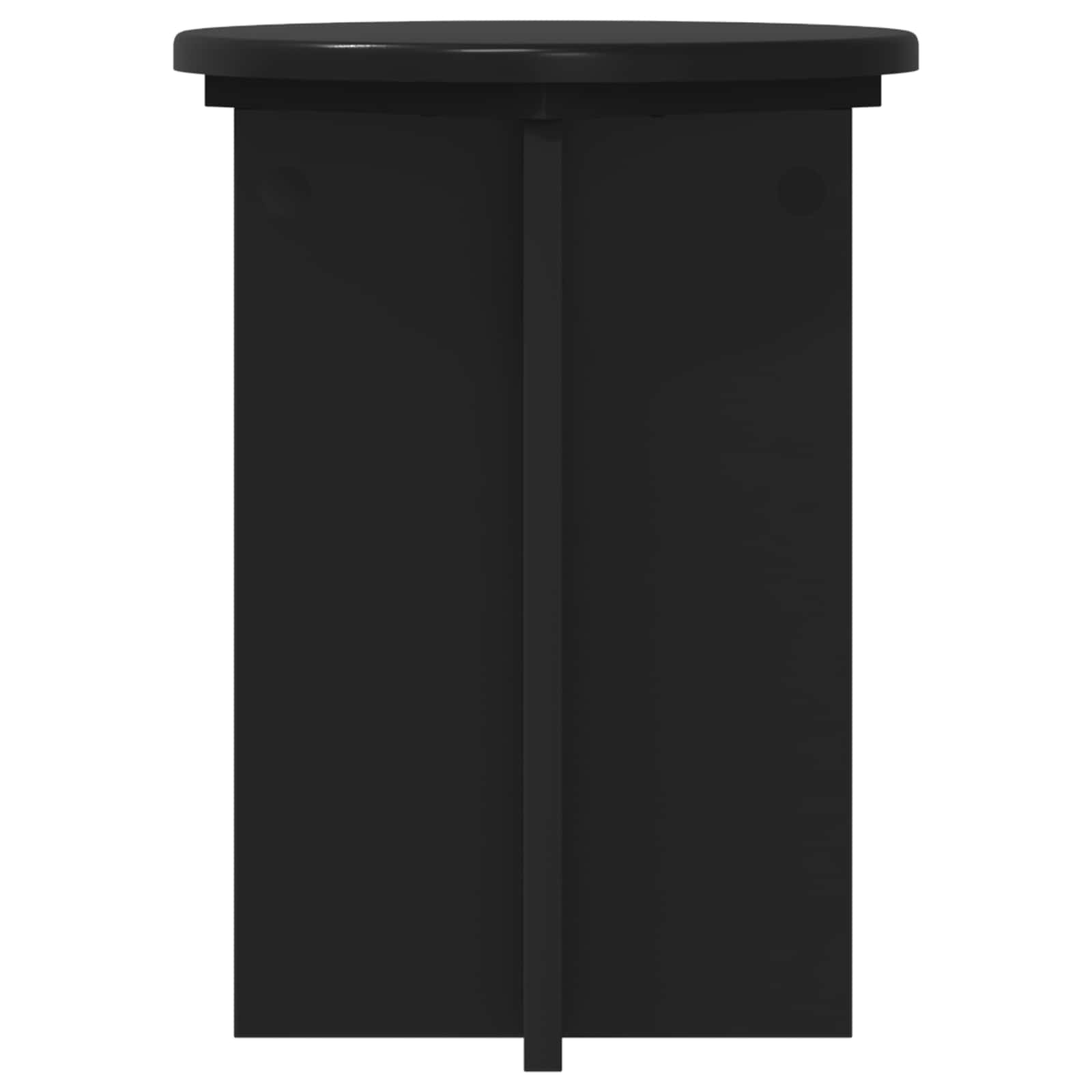 Supporto per piante 2 pcs Nero Ø29,5 x 40 cm | homemem39