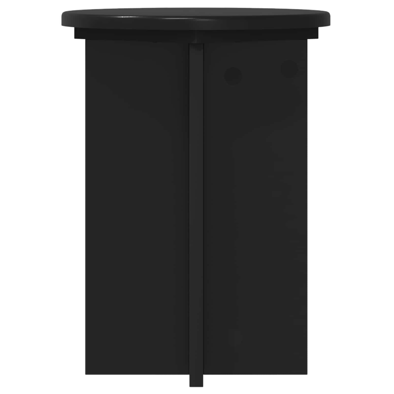 Supporto per piante 2 pcs Nero Ø29,5 x 40 cm | homemem39