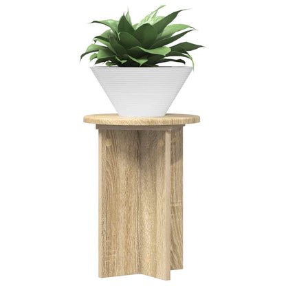 Supporto per piante 2 pcs Rovere Sonoma Ø29,5 x 40 cm | homemem39