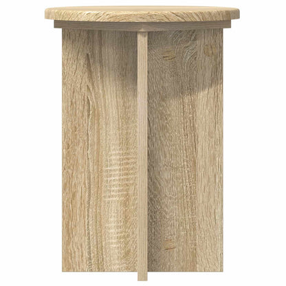 Supporto per piante 2 pcs Rovere Sonoma Ø29,5 x 40 cm | homemem39