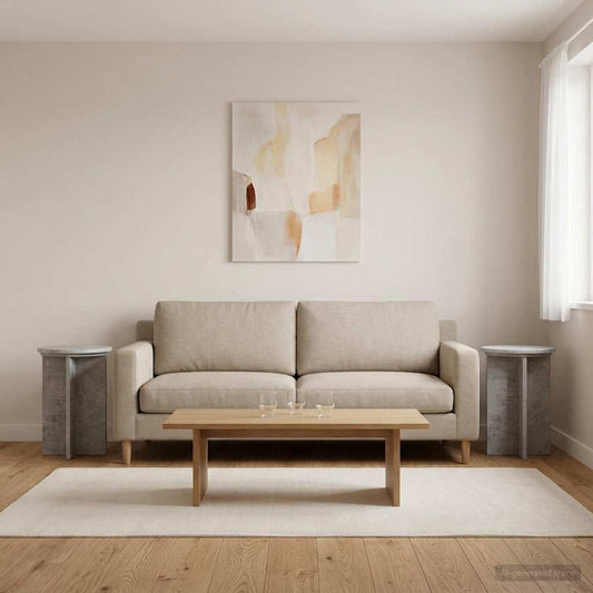 Supporto per piante 2 pz Grigio Cemento Ø29,5 x 40 cm - homemem39