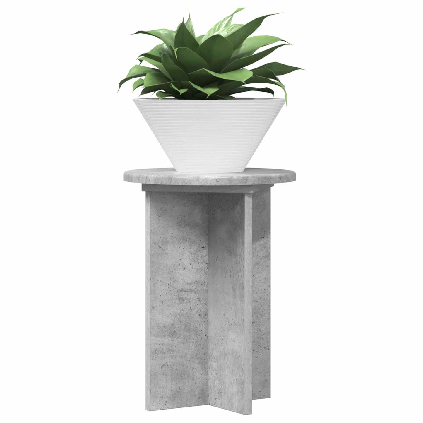 Supporto per piante 2 pcs Grigio Cemento Ø29,5 x 40 cm | homemem39