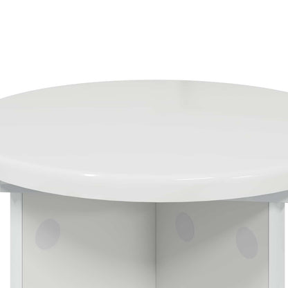 Supporto per piante 2 pcs Bianco Lucido Ø29,5 x 40 cm | homemem39