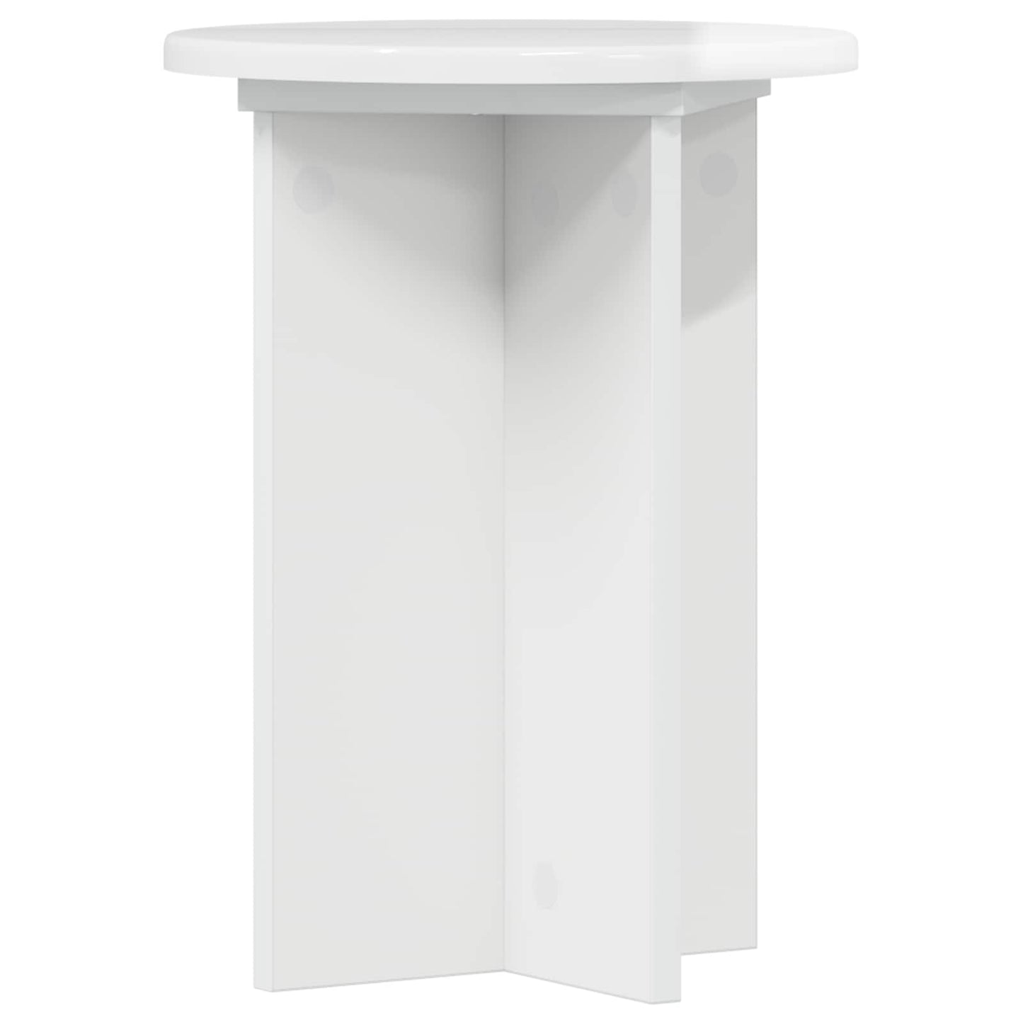 Supporto per piante 2 pcs Bianco Lucido Ø29,5 x 40 cm | homemem39