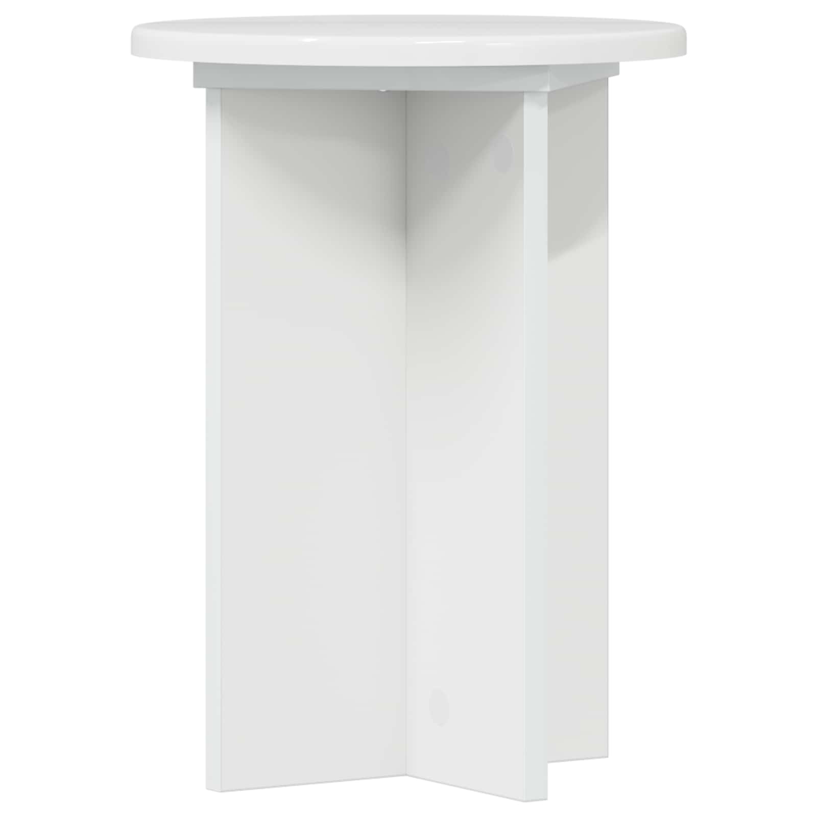 Supporto per piante 2 pcs Bianco Lucido Ø29,5 x 40 cm | homemem39