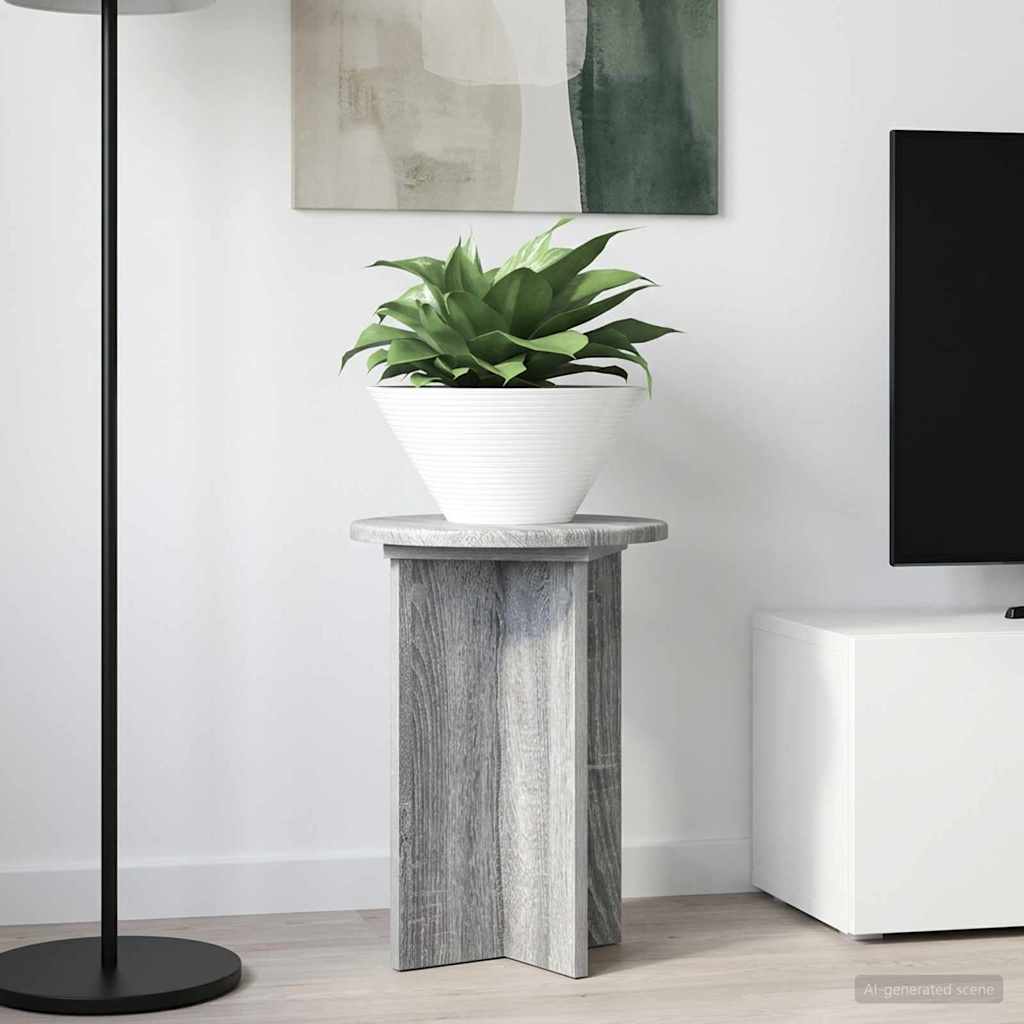 Supporto per piante 2 pcs Grigio Sonoma Ø29,5 x 40 cm | homemem39