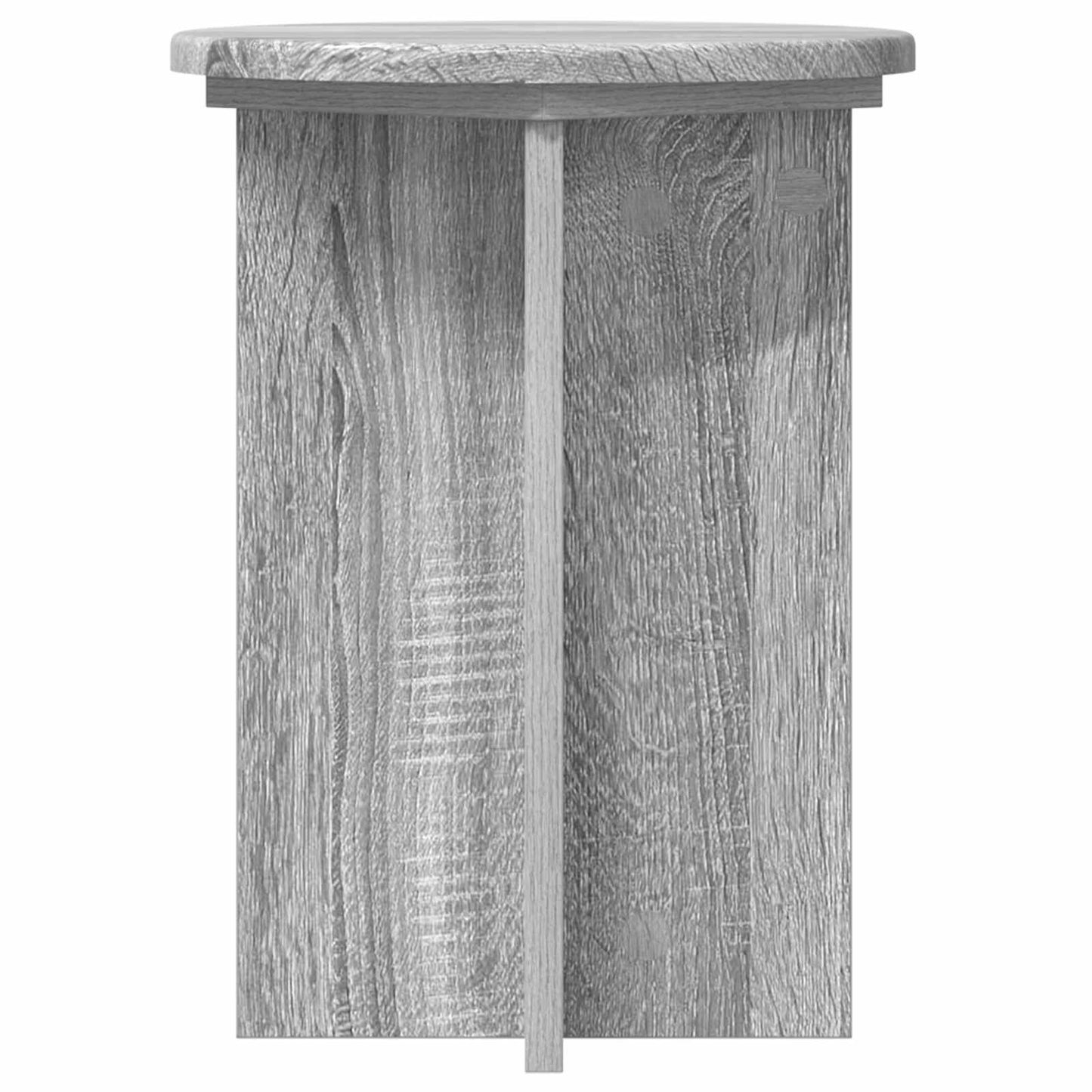 Supporto per piante 2 pcs Grigio Sonoma Ø29,5 x 40 cm | homemem39