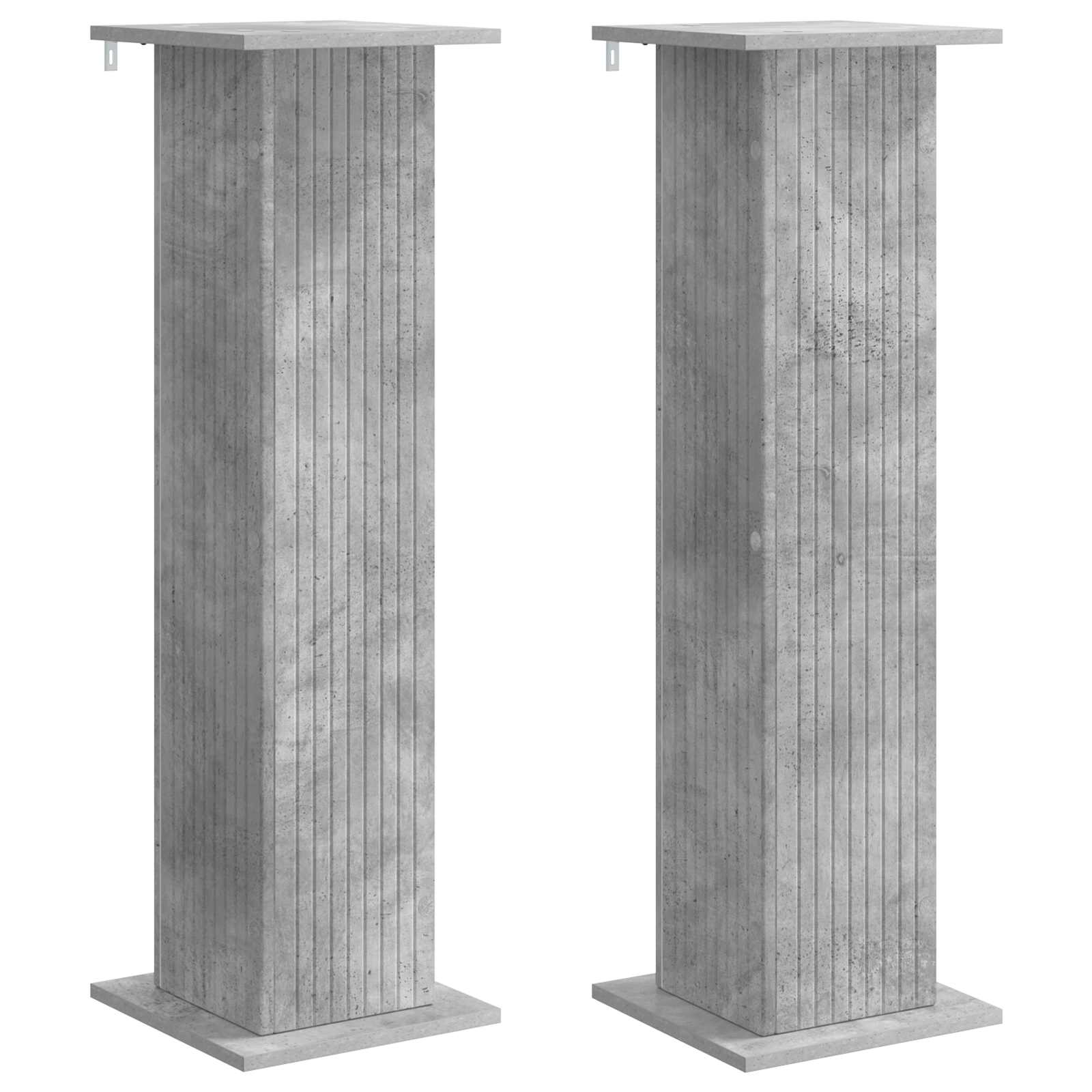 Supporto per piante 2 pcs Grigio Cemento 30,5 x 30 x 100,5 cm | homemem39