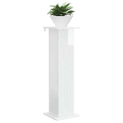 Supporto per piante Bianco Lucido 30,5 x 30 x 100,5 cm | homemem39