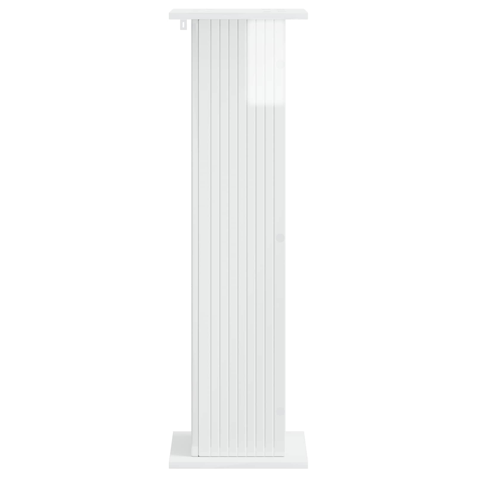 Supporto per piante 2 pcs Bianco Lucido 30,5 x 30 x 100,5 cm | homemem39