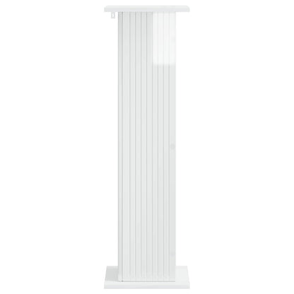 Supporto per piante 2 pcs Bianco Lucido 30,5 x 30 x 100,5 cm | homemem39