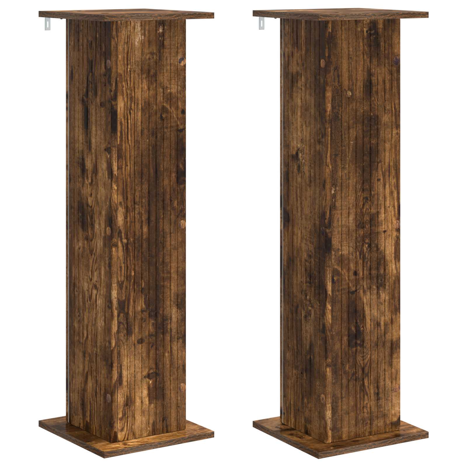 Supporto per piante 2 pcs Rovere Fumo 30,5 x 30 x 100,5 cm | homemem39