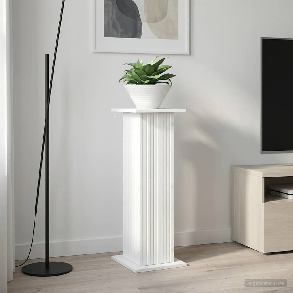 Supporto per piante Bianco 30,5 x 30 x 80,5 cm | homemem39