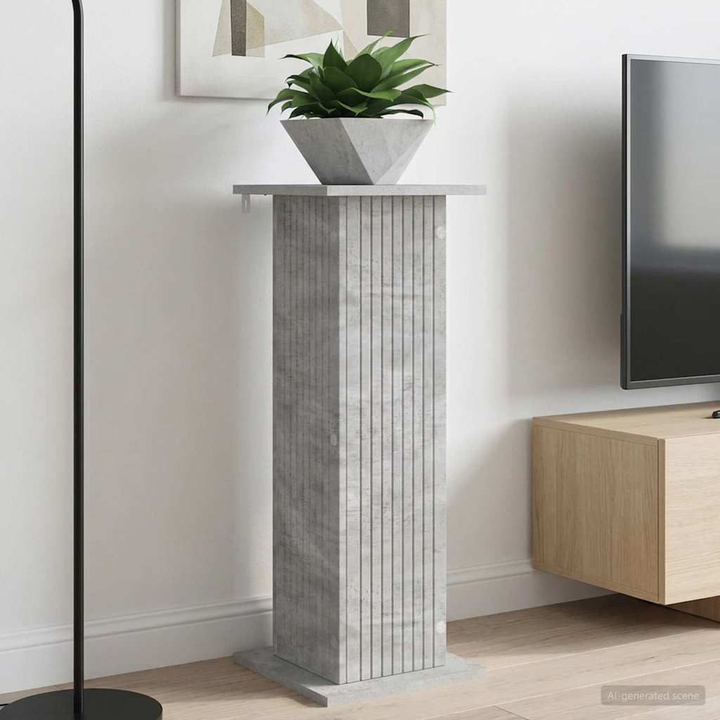 Supporto per piante Grigio Cemento 30,5 x 30 x 80,5 cm | homemem39