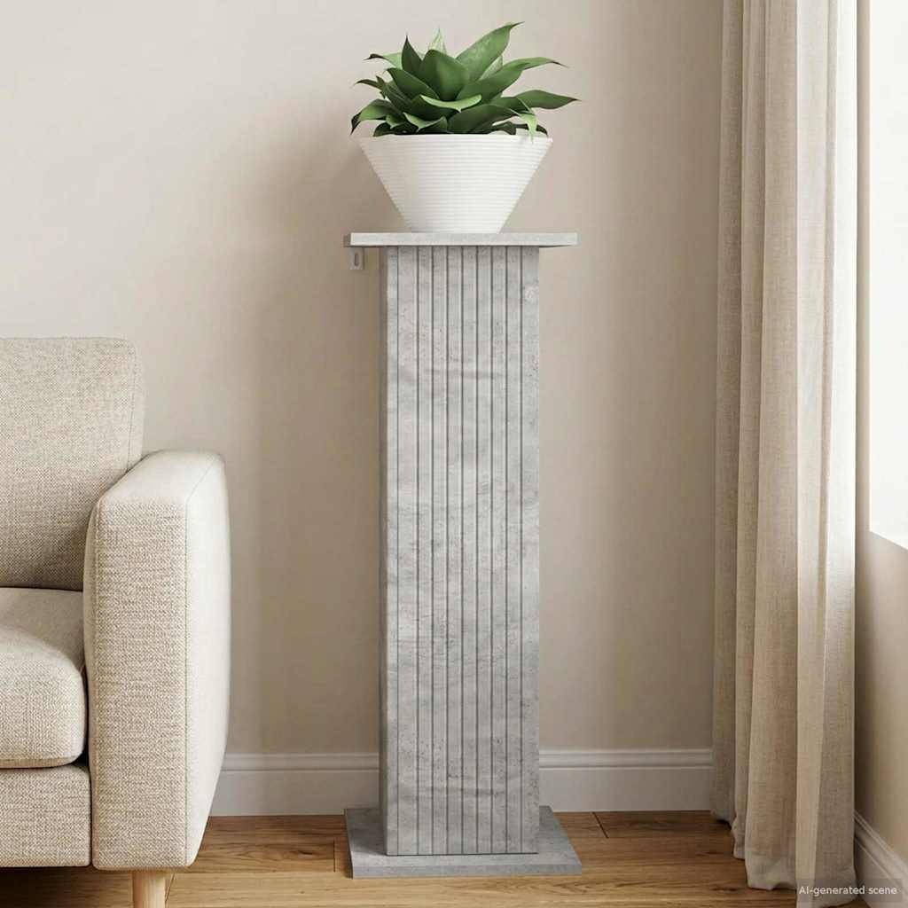 Supporto per piante Grigio Cemento 30,5 x 30 x 80,5 cm | homemem39