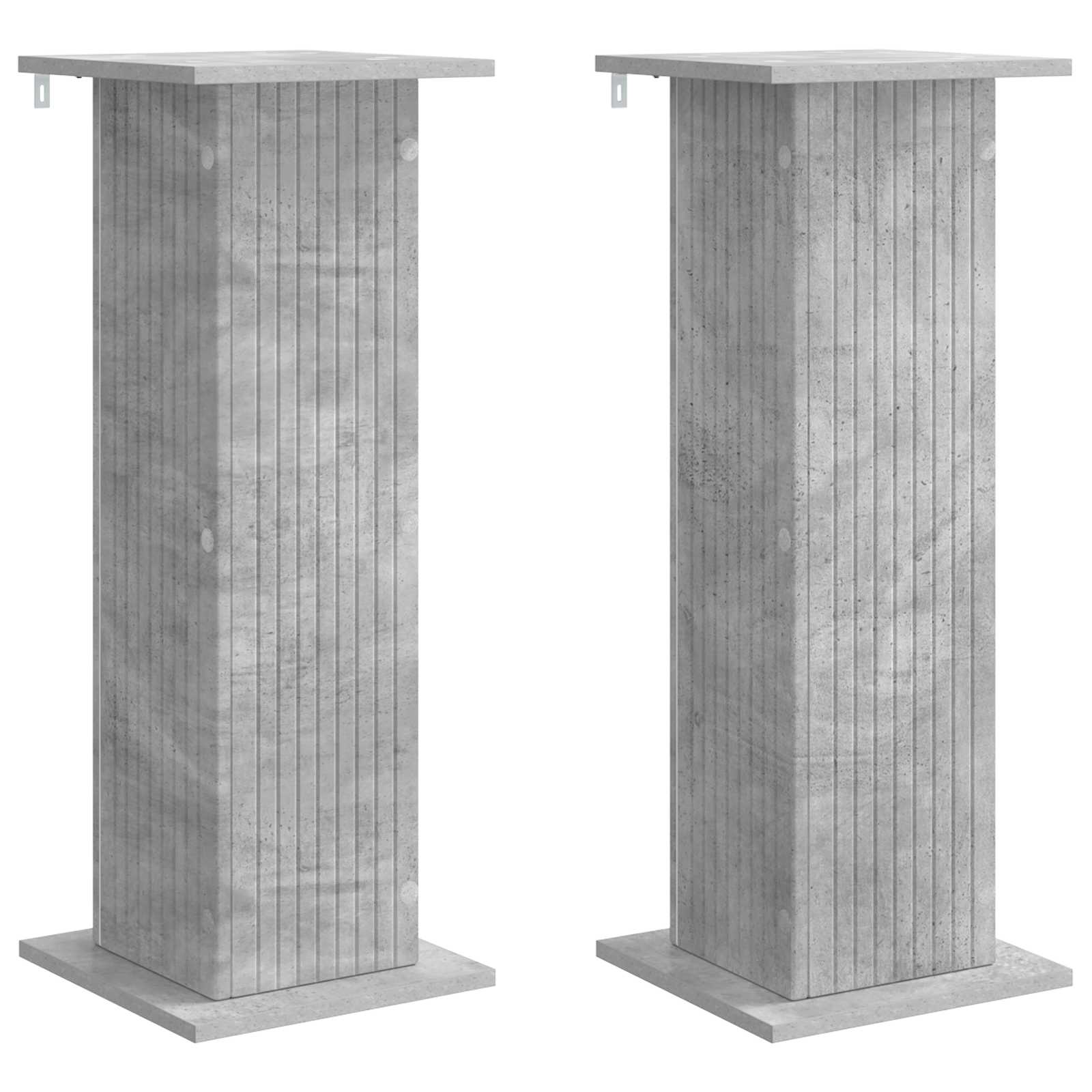 Supporto per piante 2 pcs Grigio Cemento 30,5 x 30 x 80,5 cm | homemem39