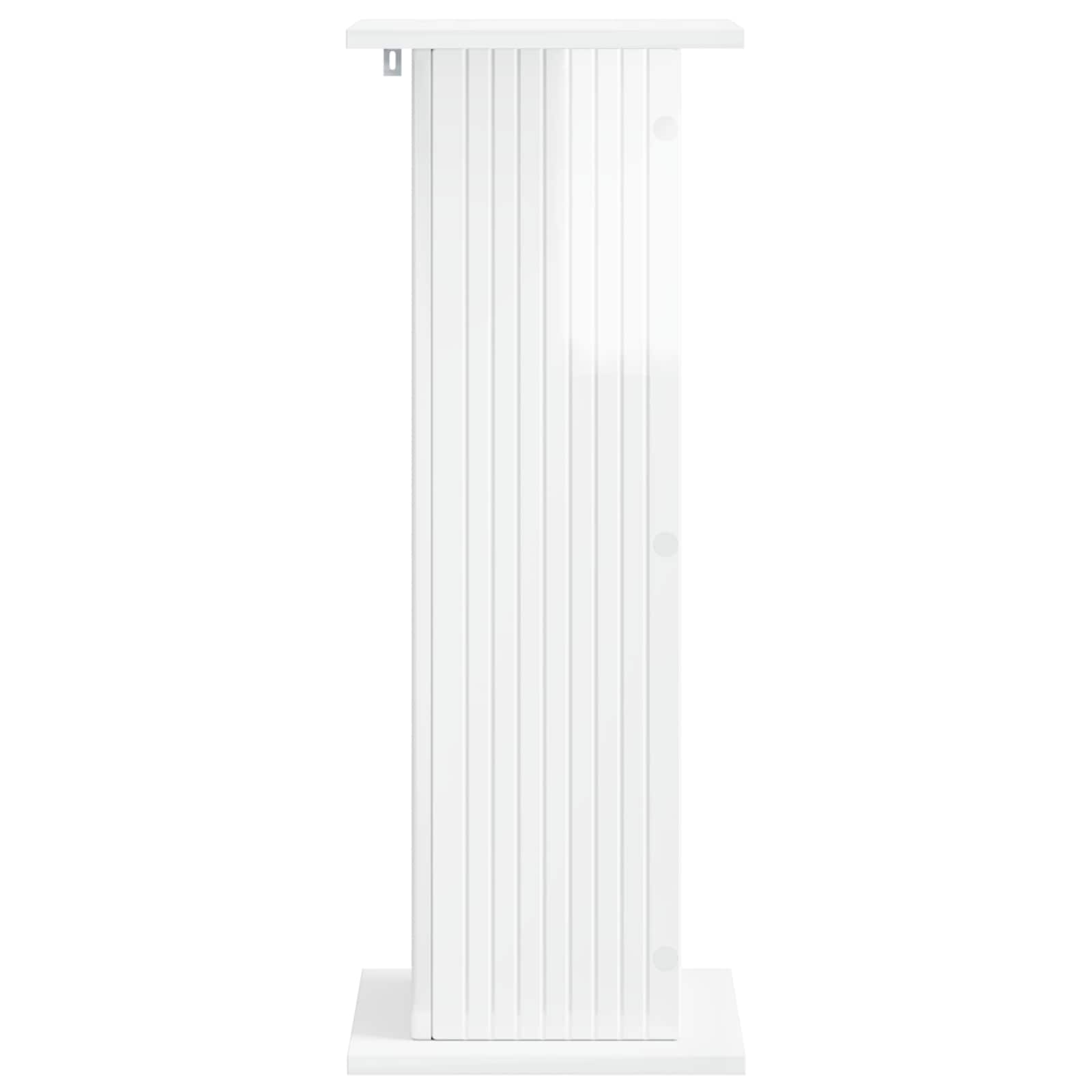 Supporto per piante Bianco Lucido 30,5 x 30 x 80,5 cm | homemem39