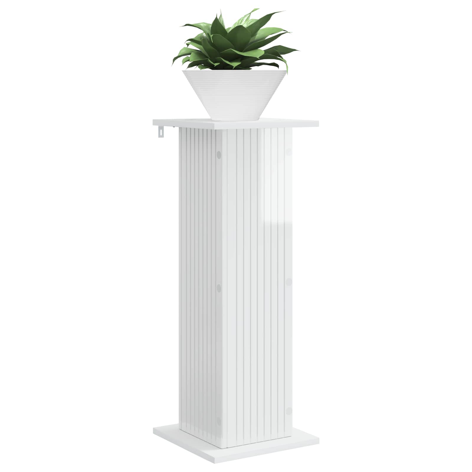 Supporto per piante Bianco Lucido 30,5 x 30 x 80,5 cm | homemem39