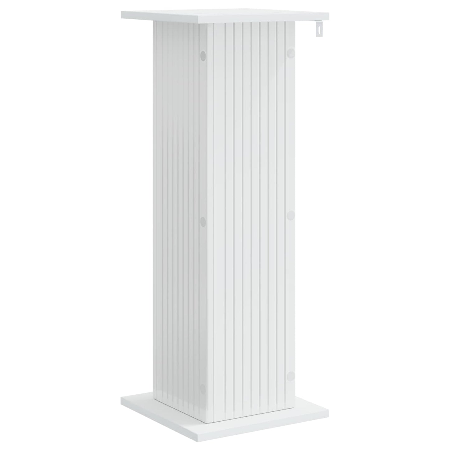 Supporto per piante 2 pcs Bianco Lucido 30,5 x 30 x 80,5 cm | homemem39