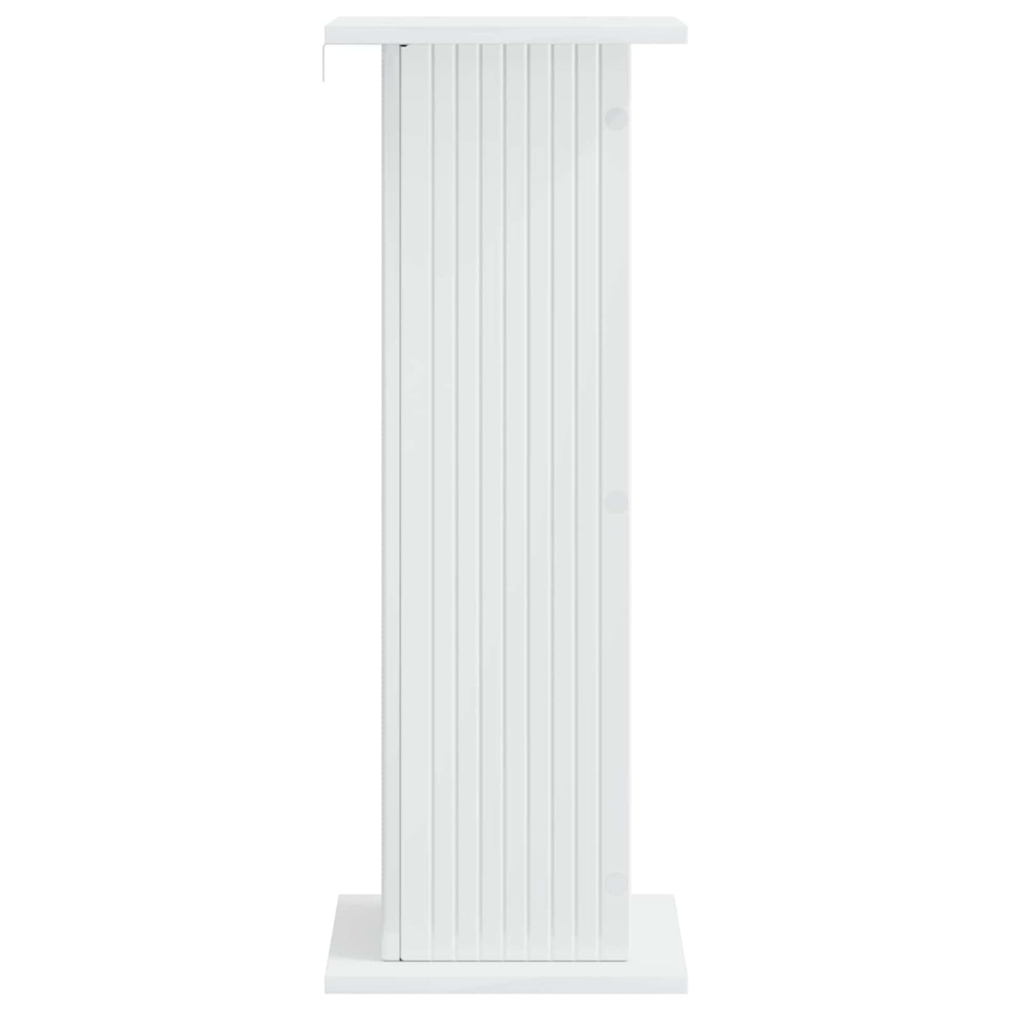 Supporto per piante 2 pcs Bianco Lucido 30,5 x 30 x 80,5 cm | homemem39