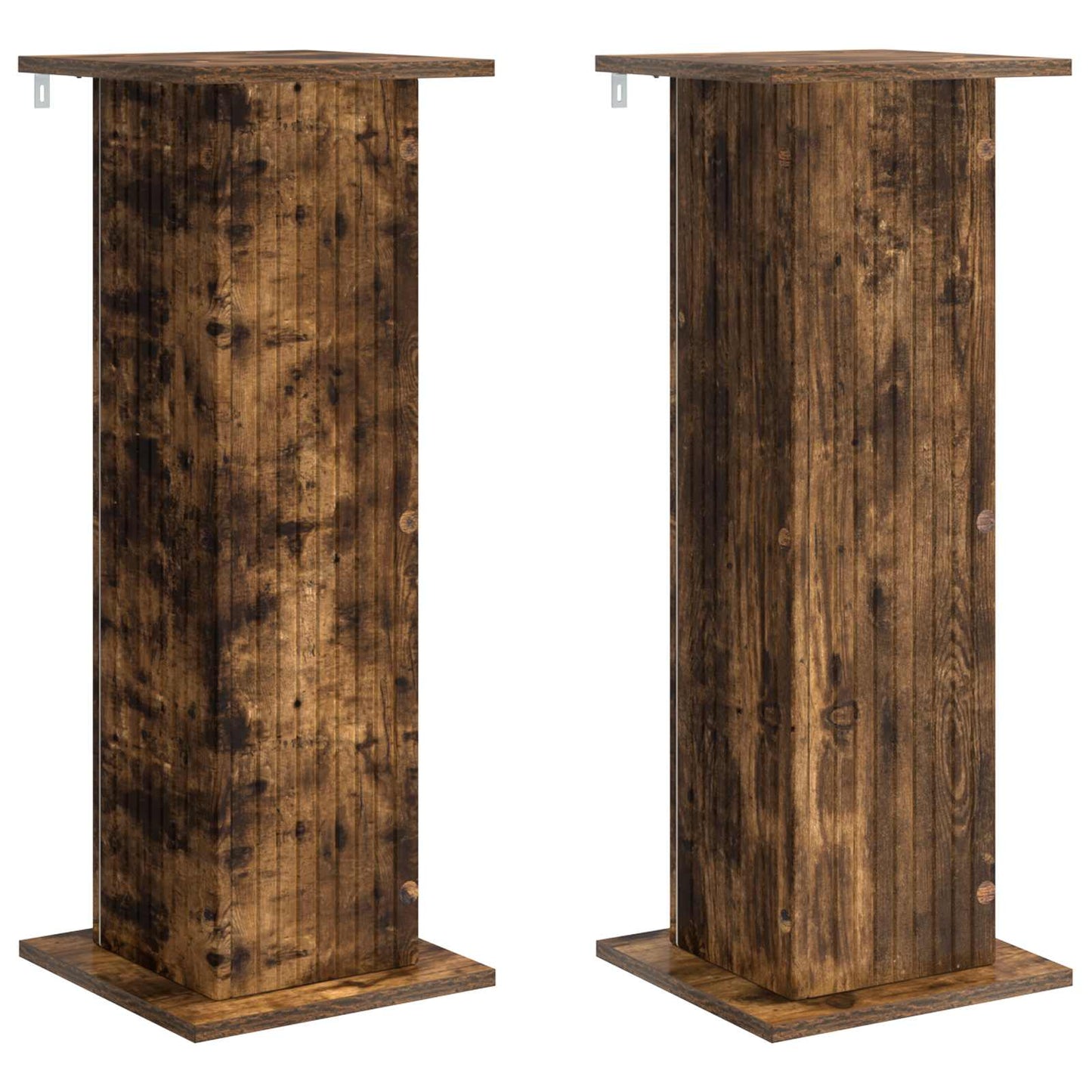 Supporto per piante 2 pcs Rovere Fumo 30,5 x 30 x 80,5 cm | homemem39