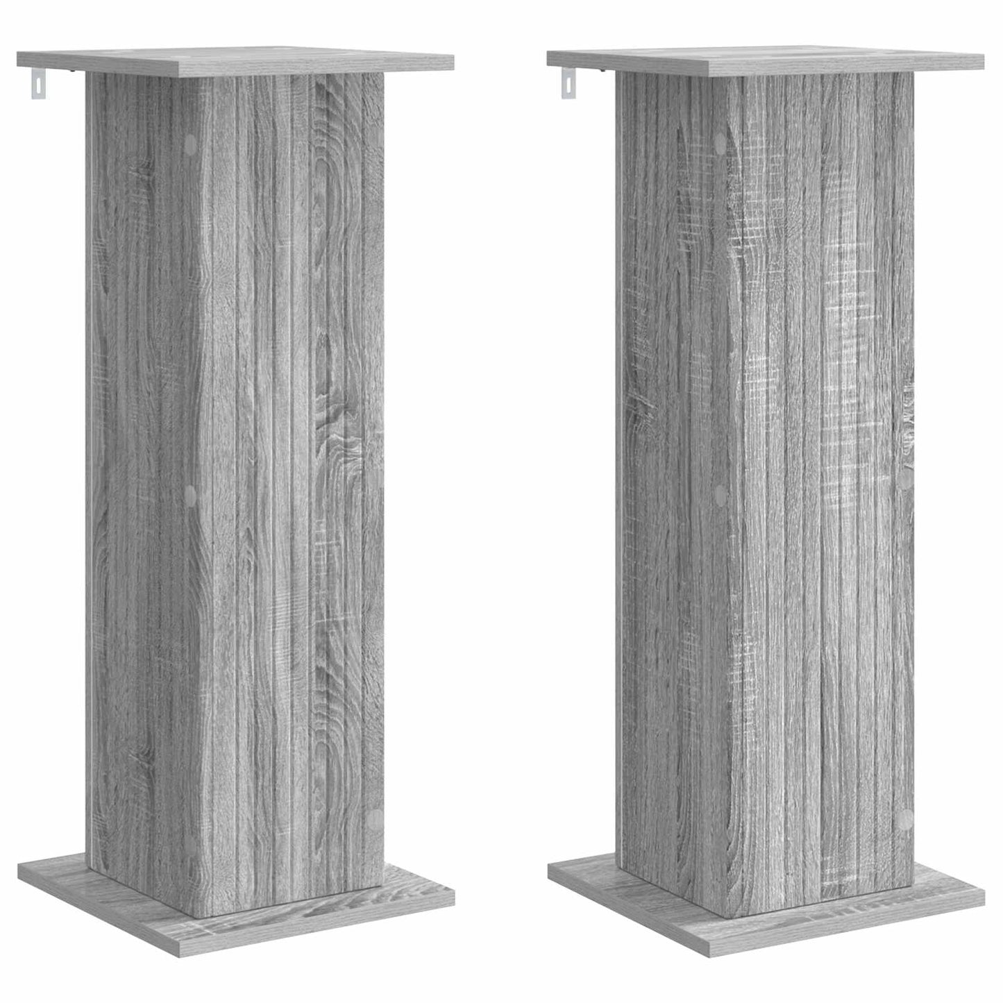 Supporto per piante 2 pcs Grigio Sonoma 30,5 x 30 x 80,5 cm