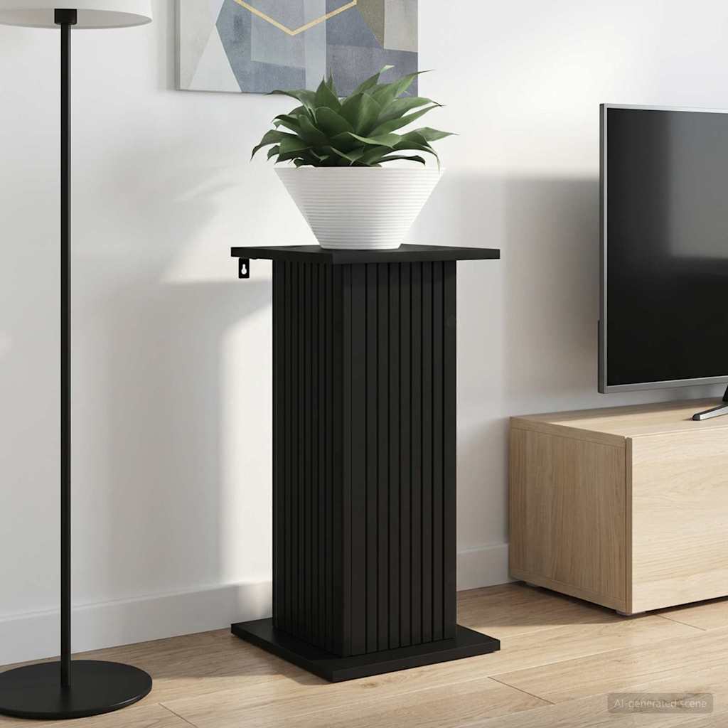 Supporto per piante 2 pcs Nero 30,5 x 30 x 60,5 cm | homemem39