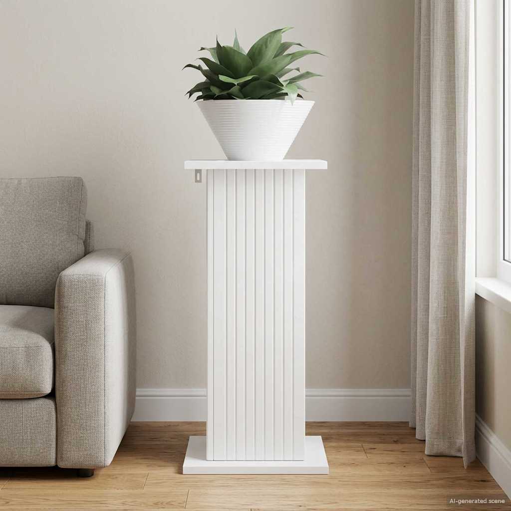 Supporto per piante Bianco Lucido 30,5 x 30 x 60,5 cm | homemem39