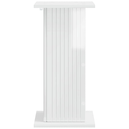 Supporto per piante 2 pcs Bianco Lucido 30,5 x 30 x 60,5 cm | homemem39