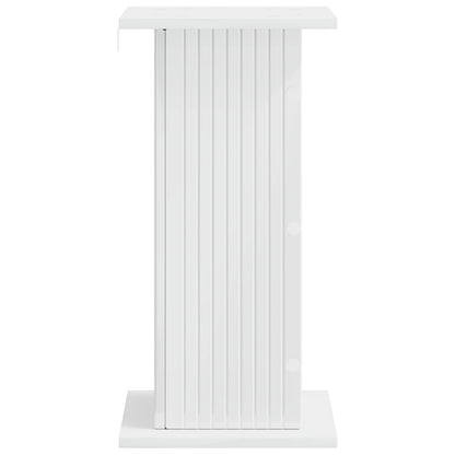 Supporto per piante 2 pcs Bianco Lucido 30,5 x 30 x 60,5 cm | homemem39